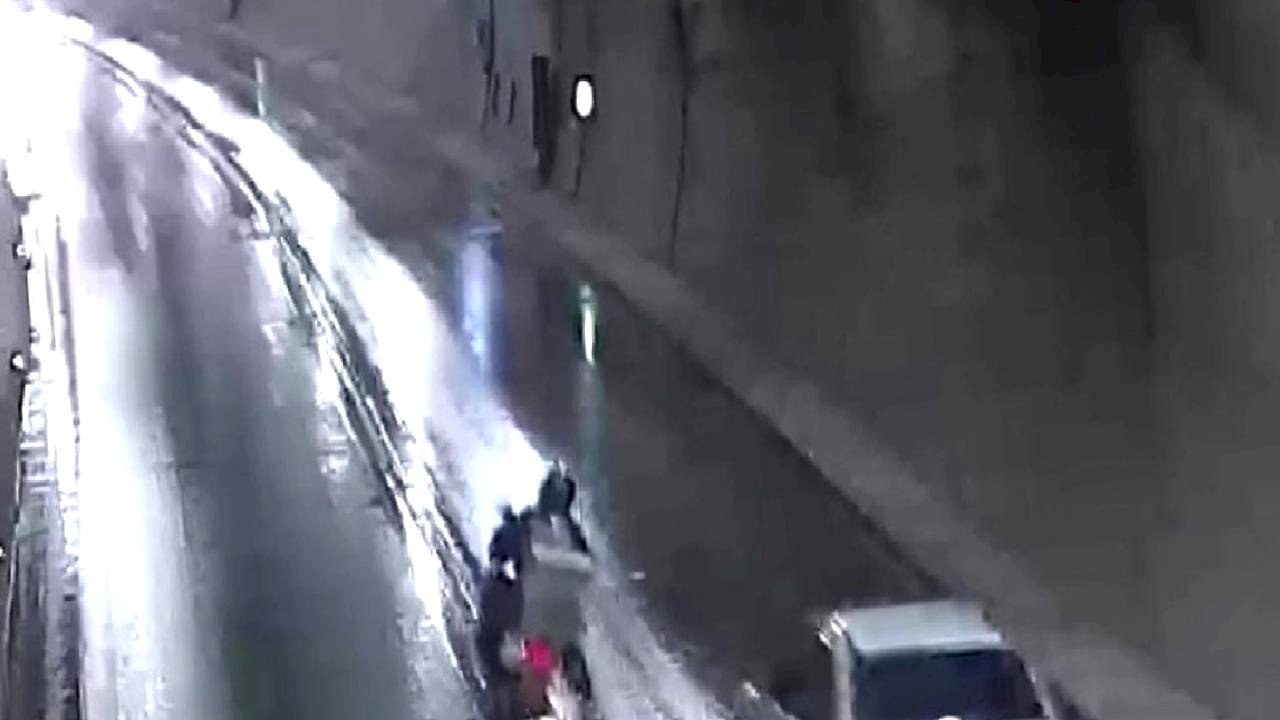 Ferhat Tüneli’nde ölümle burun buruna getiren kaza