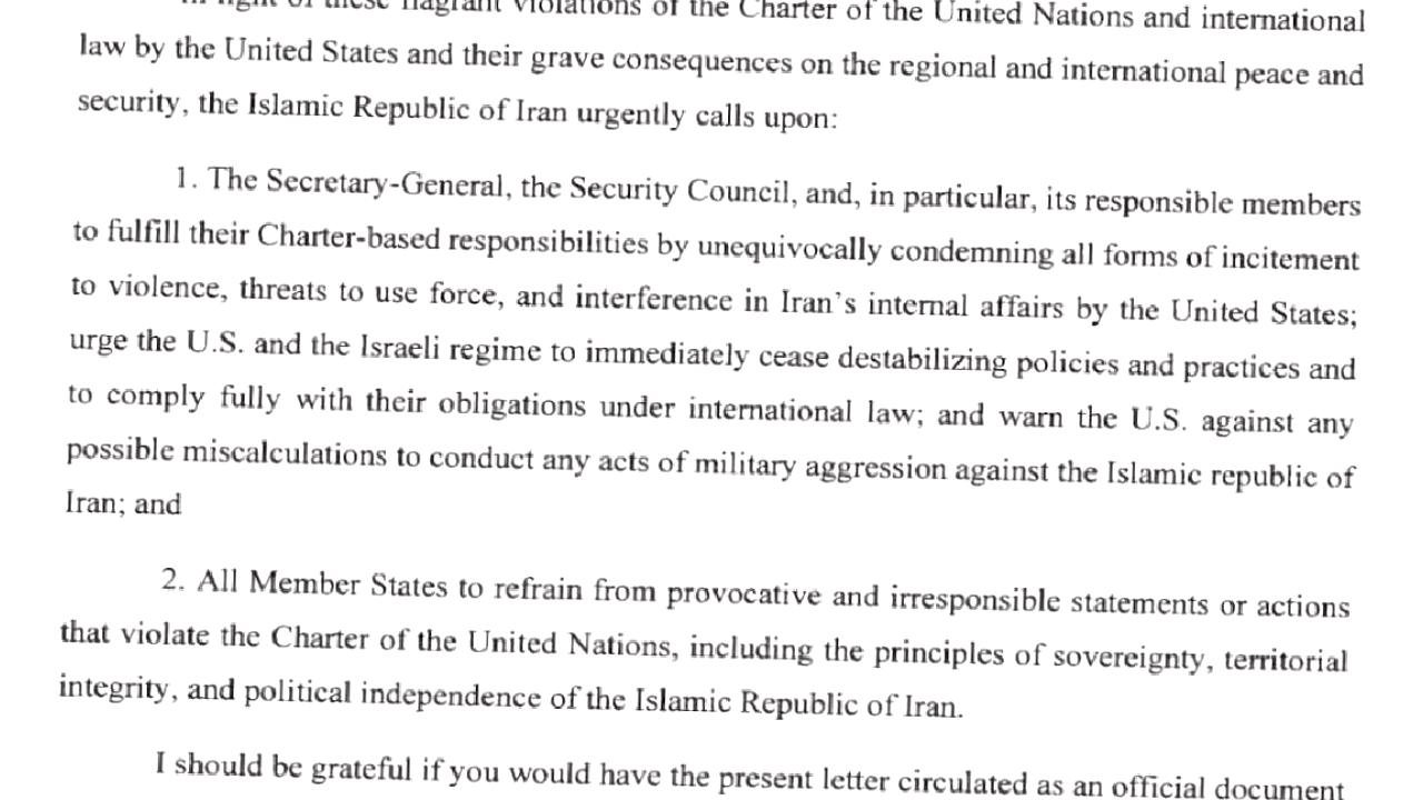 İran'dan BM'ye Trump'a Tepki