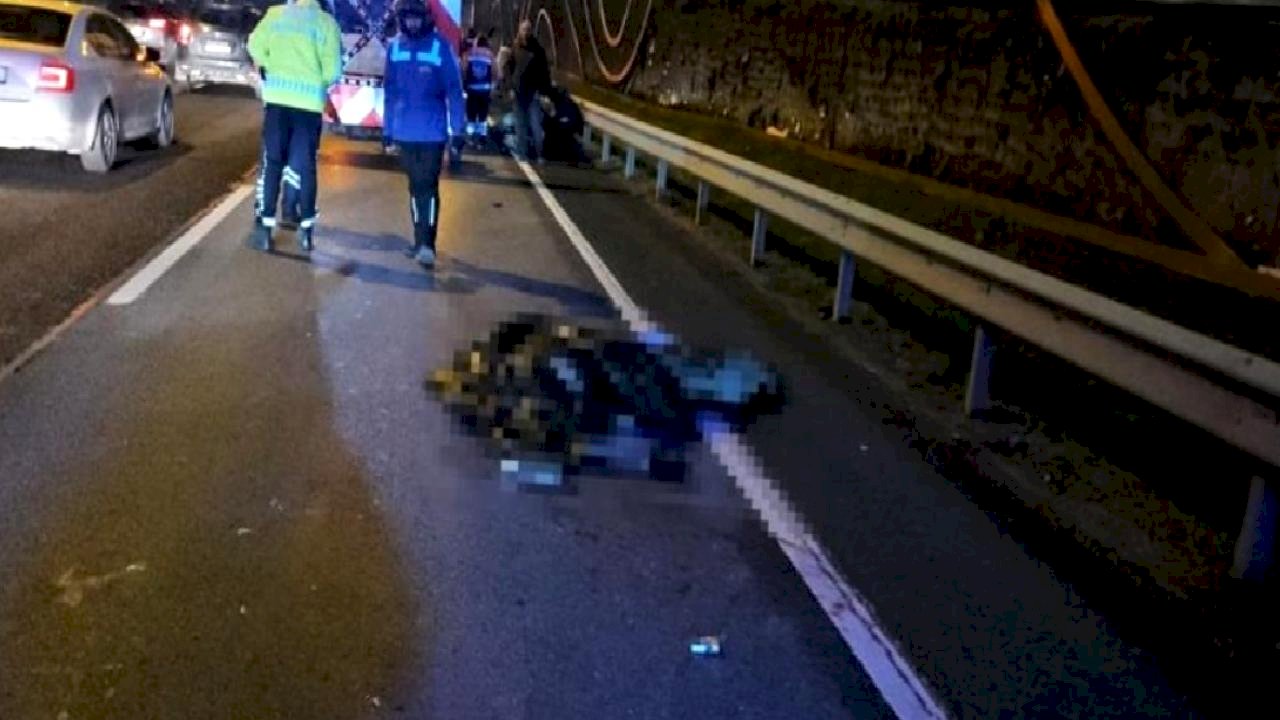 İstanbul Şişli'de bariyere çarpan motosikletin sürücüsü öldü