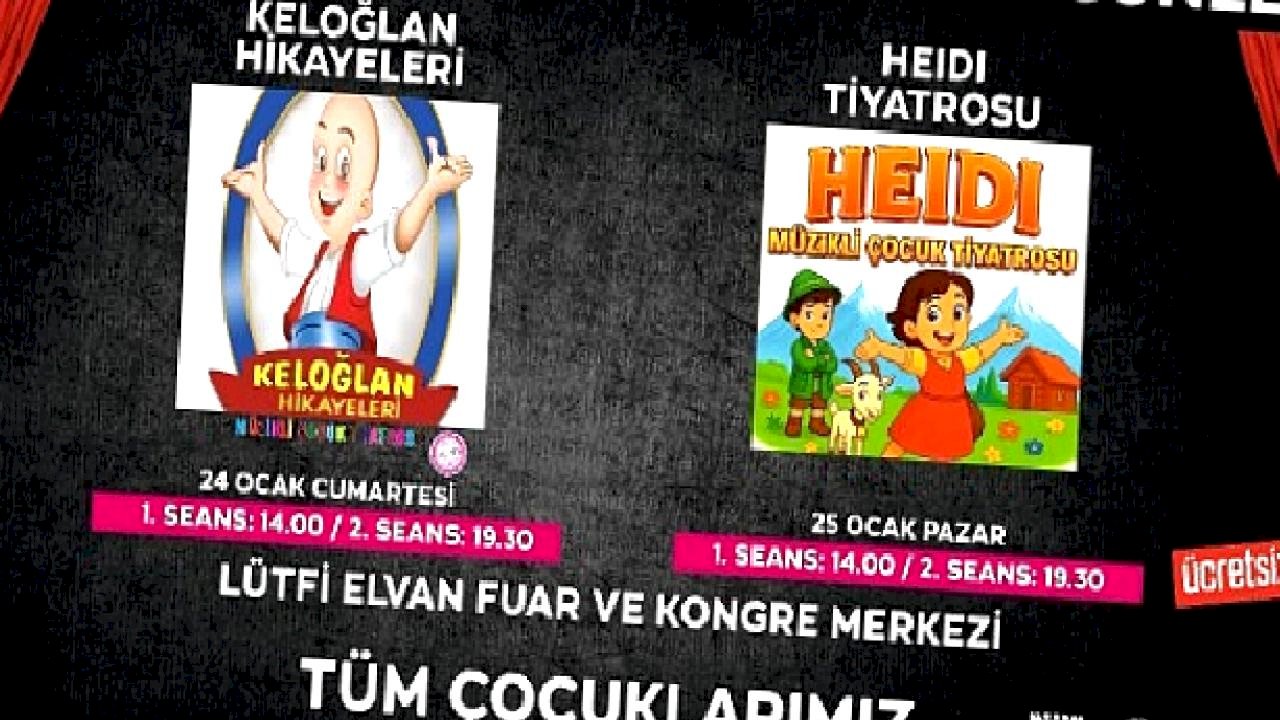 Karaman Belediyesi'nden Çocuklara Tiyatro Şöleni