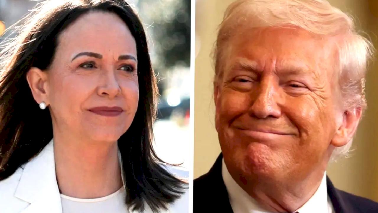 Machado, Nobel Ödülünü Trump'a Takdim Etti