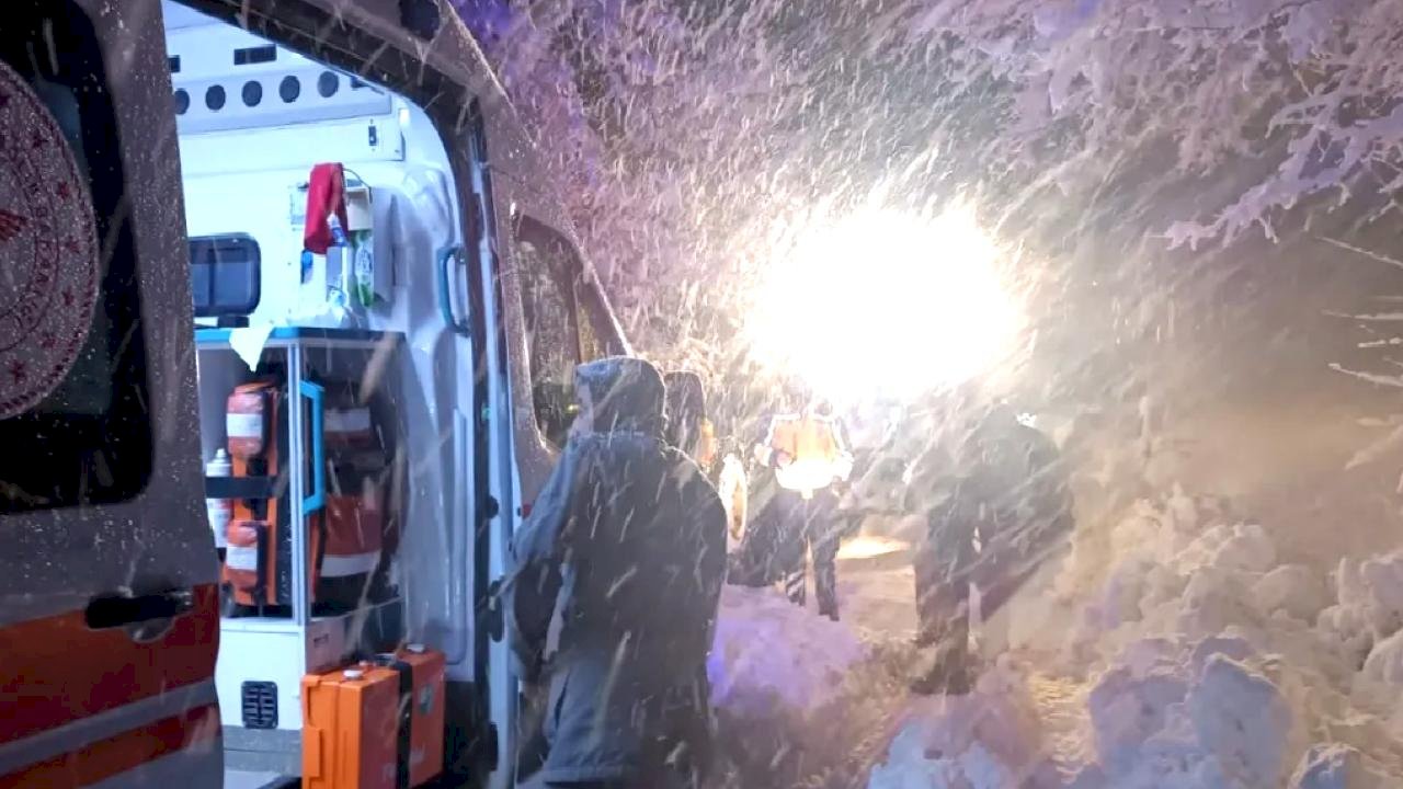 Malatya’da karda mahsur kalanlar kurtarıldı