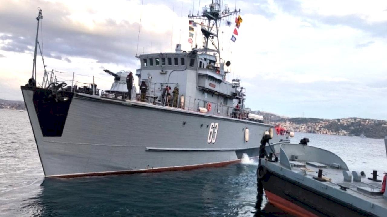 Mayın tehlikesine karşı görev yapacak gemiler Karadeniz'e açıldı
