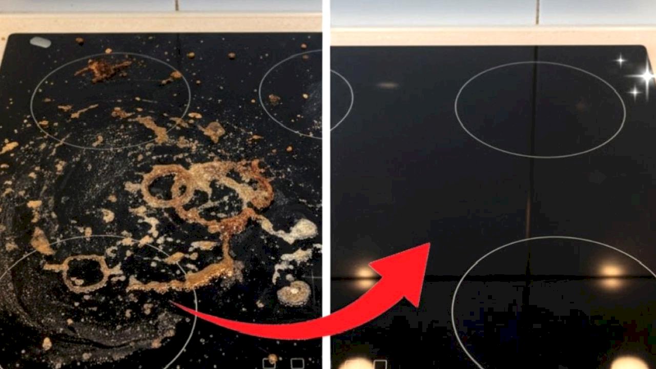 Meğer çözümü bu kadar basitmiş! Seramik ocakları ayna gibi parlatan 3 yöntem