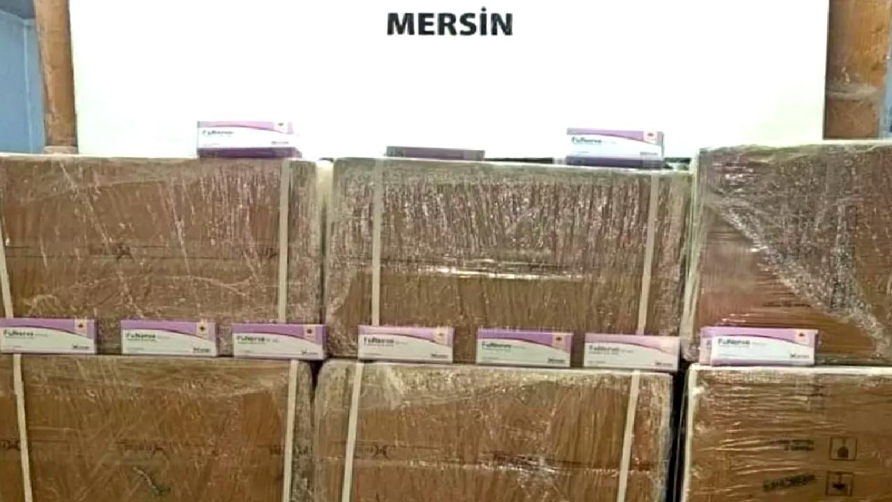 Mersin'de 280 Bin Adet Uyuşturucu Ele Geçirildi