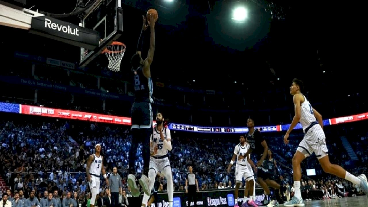 NBA'de Memphis Grizzlies, Londra'daki maçta Orlando Magic'i farklı yendi