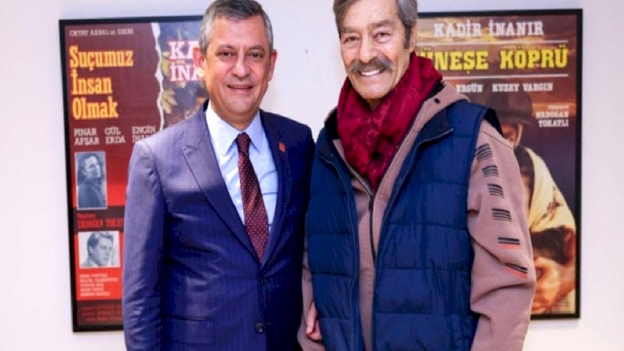 Özgür Özel, Kadir İnanır'ı ziyaret etti