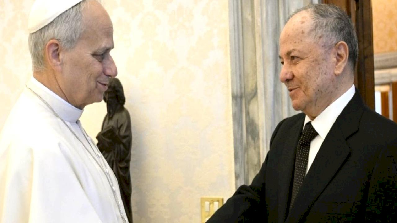 Papa ile görüşen Barzani yardım istedi