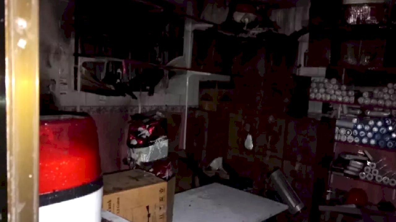 Reyhanlı'da İş Yerinde Yangın