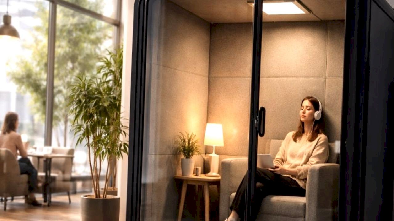 Sessizlik odaları yeni bir şehir ihtiyacına dönüşüyor