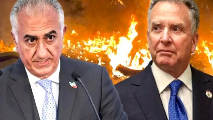 ABD ile gizlice görüşen Pehlevi'den protestoculara çağrı: Suçluların isimlerini not edin