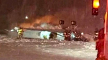 ABD'de 8 kişiyi taşıyan özel jet düştü