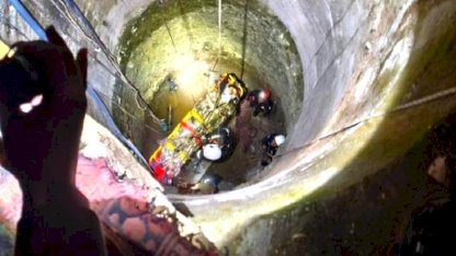 Adıyaman'da kuyuya düşen genç operasyonla kurtarıldı