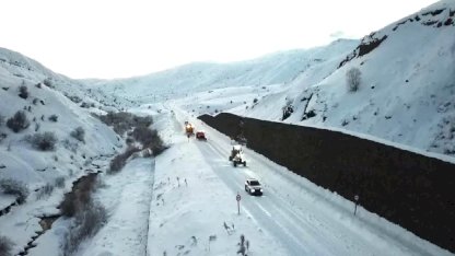 Ağrı'da Karla Mücadele Devam Ediyor