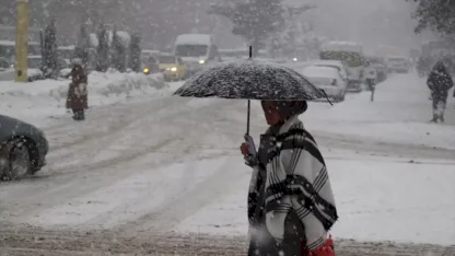 Ağrı'da Yoğun Kar Yağışı