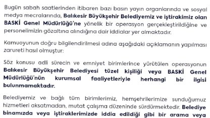 Balıkesir'de imar yolsuzluğu iddiası: 4 gözaltı