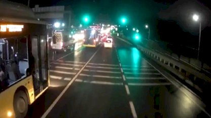 Başakşehir'de 3 İETT Otobüsü Çarpıştı