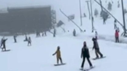 Bolu Kartalkaya'da pistler doldu