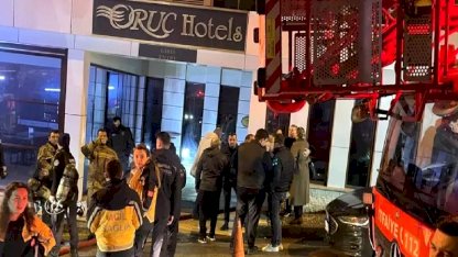 Bursa'da Otelde Yangın, 8 Yaralı