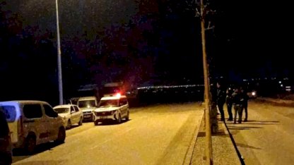 Çorum'da Yorgun Mermi Balkon Duvarına Isabet Etti