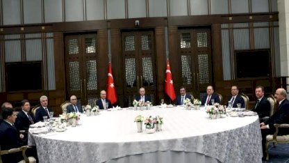 Cumhurbaşkanı Erdoğan, yasama, yürütme ve yargı organlarının temsilcileriyle görüştü