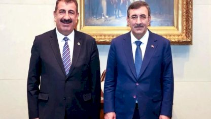 Cumhurbaşkanı Yardımcısı Yılmaz TÜRKYED'i kabul etti