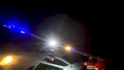 Erdemli'de Minibüs Uçuruma Düştü