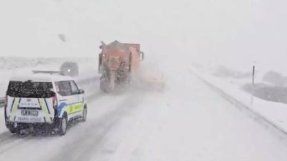 Erzincan'da Kar Yağışı Ulaşımı Aksattı