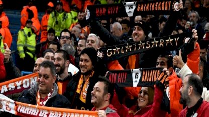 Galatasaray'a Manchester'da büyük destek