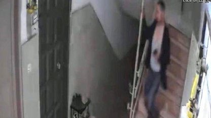 Gaziantep'te kezzapla dehşet: Şahsın kaçtığı anlar kamerada