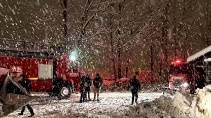 Göksun'da Ahır Çöktü, 18 Hayvan Telef Oldu