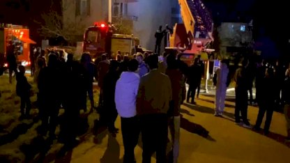 İnegöl'de Apartman Çatısında Yangın