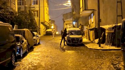 İstanbul'da Kar Eğlencesi