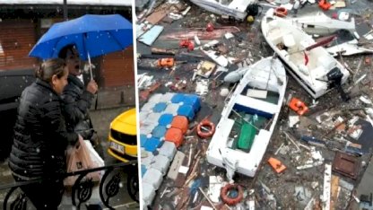 İstanbul'da Şiddetli Fırtına: Ağaçlar Devildi, Uçuşlar İptal