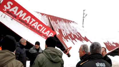 Kar kütleleri sundurmaları çökertti, Başkan Uzun sahada inceleme yaptı