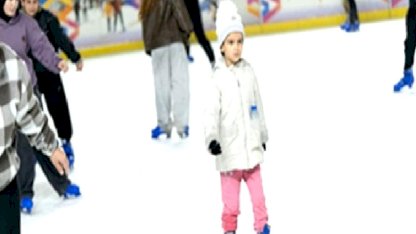 Karne sevinci buzda yaşandı