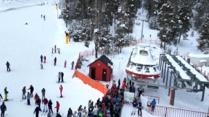 Kars Sarıkamış'ta kayak sezonu