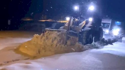 Koyunyurdu'nda Hasta İçin Yol Açıldı