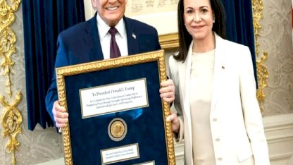 Machado, Nobel Ödülü'nü Trump'a Sundum Dedi