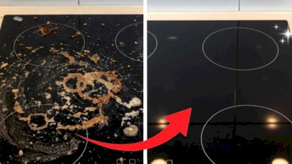 Meğer çözümü bu kadar basitmiş! Seramik ocakları ayna gibi parlatan 3 yöntem