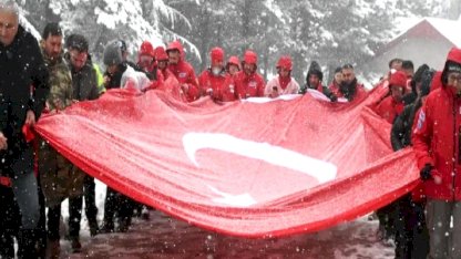 Metristepe’de kar altında tarihe yürüyüş