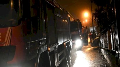 Sancaktepe'de Gecekonduda Yangın