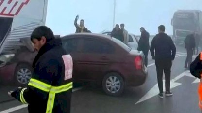 Sivas–Kayseri Karayolu’nda yoğun sis zincirleme kazaya yol açtı