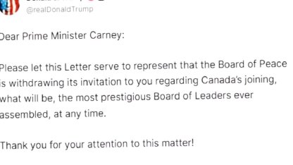 Trump, Carney'e Gazze Davetini Geri Çekti