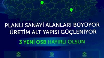 Türkiye'de OSB Sayısı 373'e Ulaştı