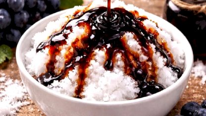 Un yok, irmik yok: Bu helva kardan yapılıyor...