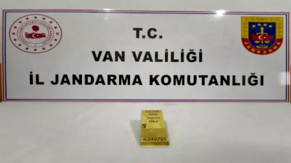 Van'da Altın Kaçakçılığı Operasyonu