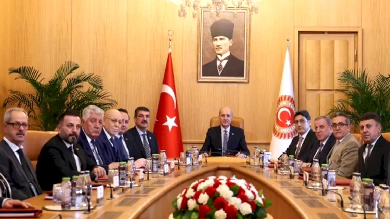 TBMM Başkanı Kurtulmuş’tan Ezidi heyetine: Terörsüz Türkiye başarıya ulaşacak