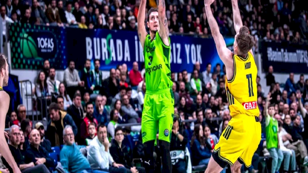 Tofaş'tan TOP 16 turu karşılaşmasında mağlubiyet!