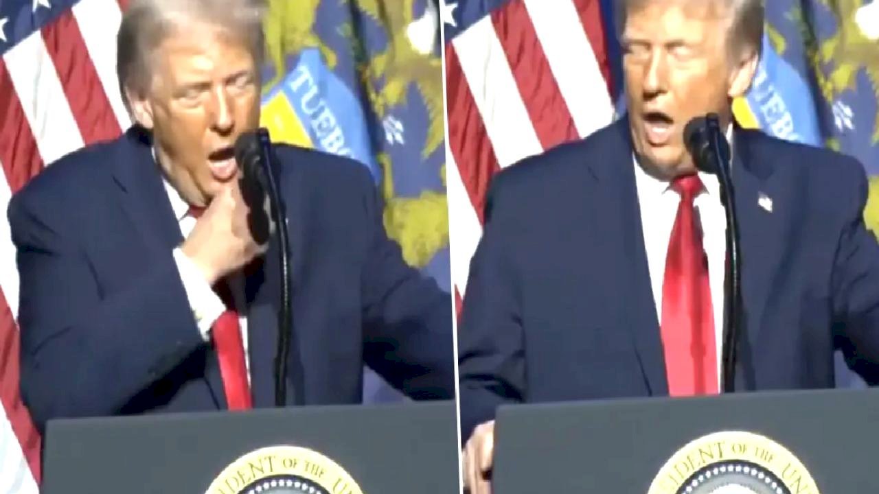 Trump Biden'ın taklidini yaptı, görüntü büyük tartışma yarattı